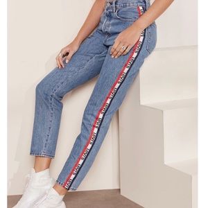 levis stripe jeans